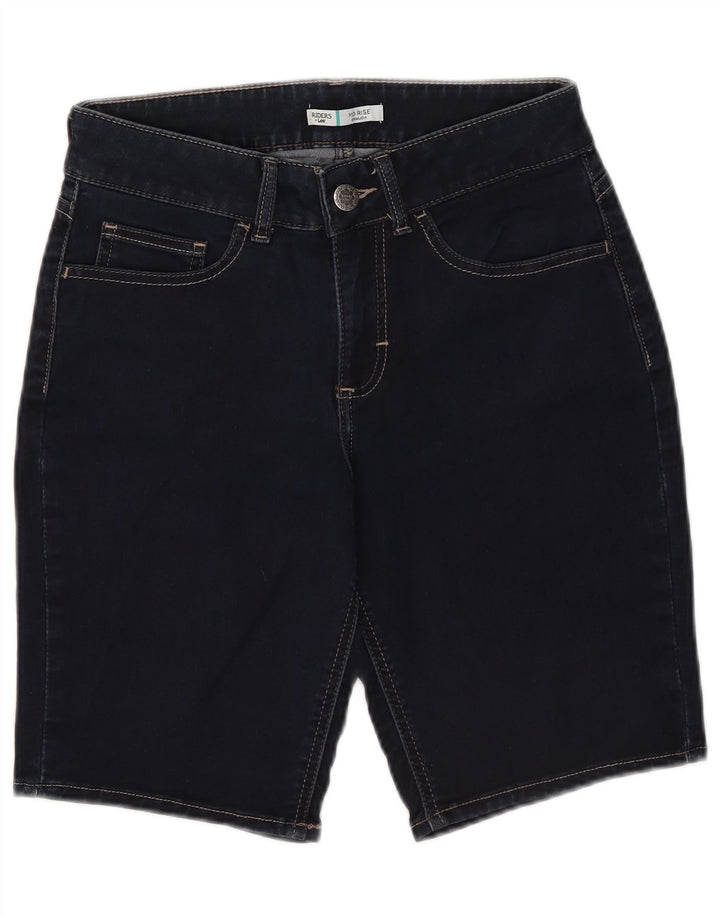 Bermudas vaqueras de talle medio para mujer Riders Lee W28 Azul marino mediano