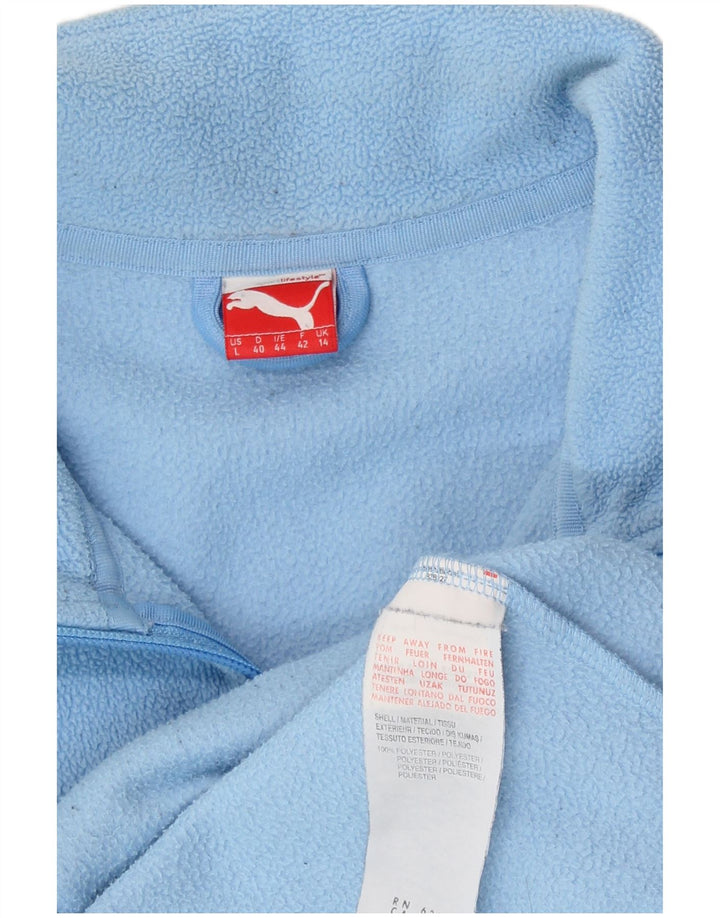 Puma Chaqueta polar para mujer UK 44 Poliéster azul medio
