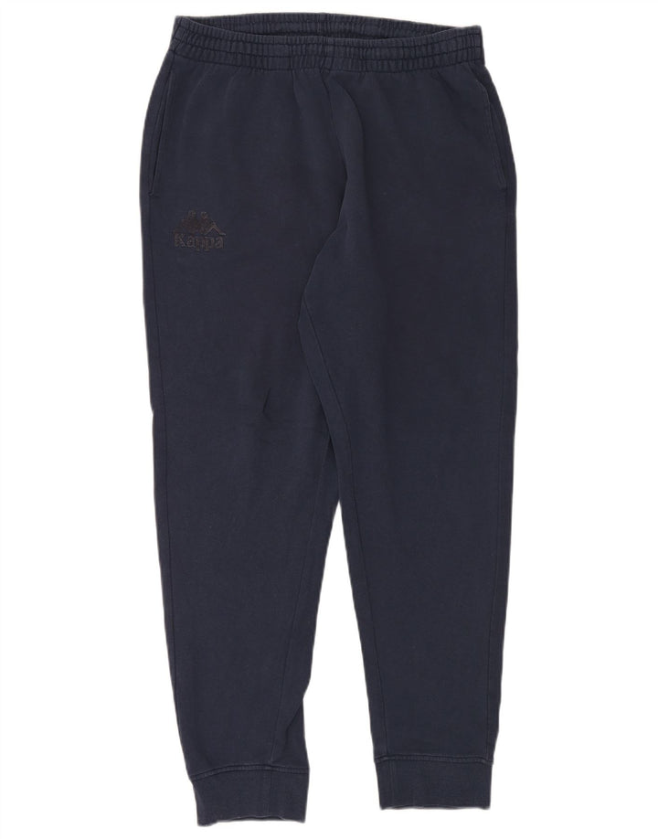Kappa Hombre Pantalones De Chándal Joggers Medium Azul Marino Algodón