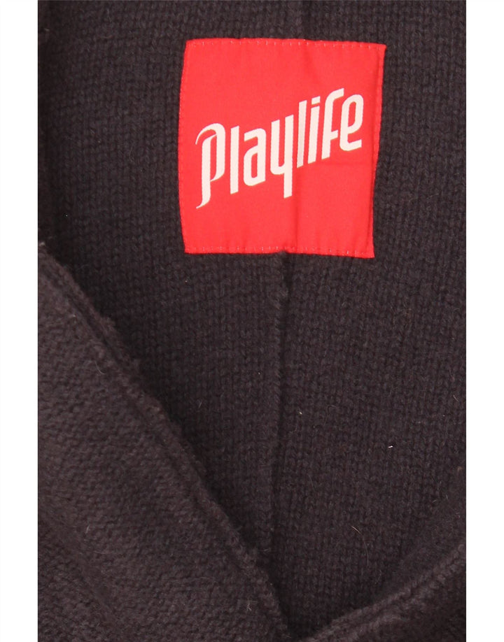 Playlife Chaqueta tipo blazer de 3 botones para hombre UK 38 Medium Azul marino