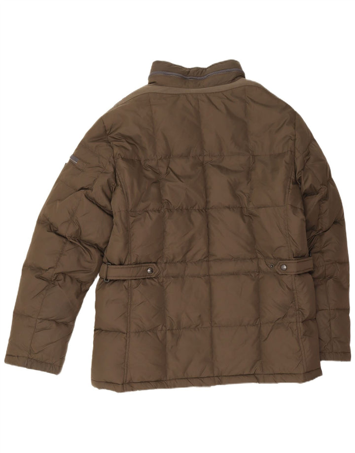 Chaqueta acolchada con capucha para hombre Geox UK 42 XL Poliamida caqui