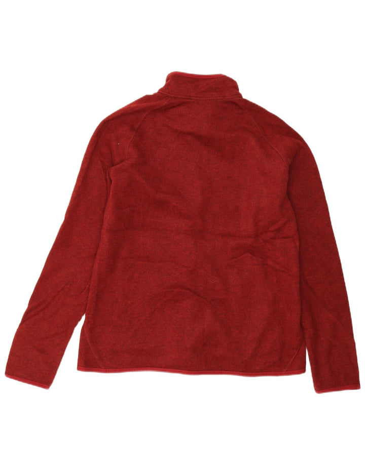 Eddie Bauer Chaqueta de chándal para mujer UK 40 XL Poliéster moteado rojo