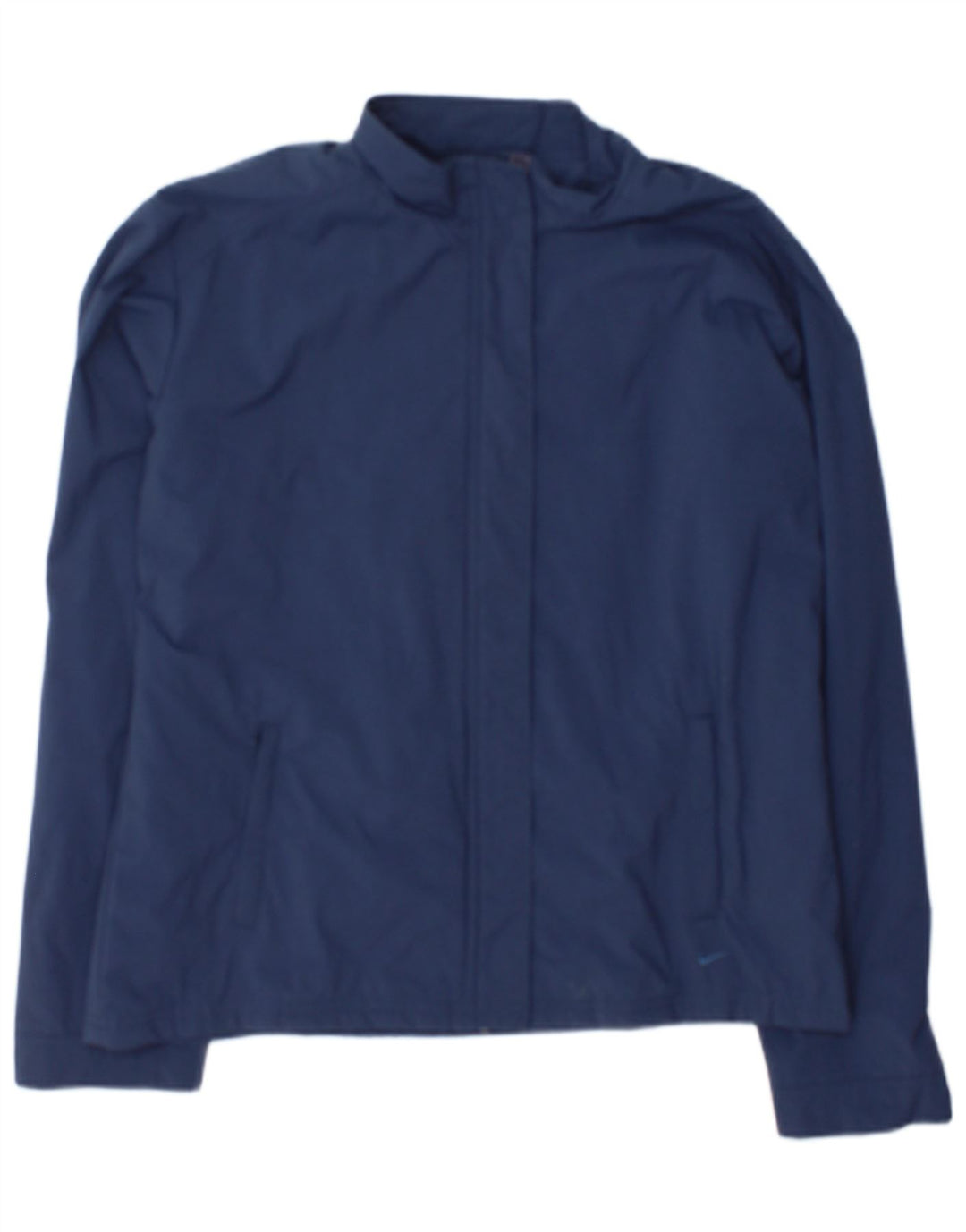 Nike - Chaqueta de chándal para mujer, talla 44/16, talla grande, nailon azul marino