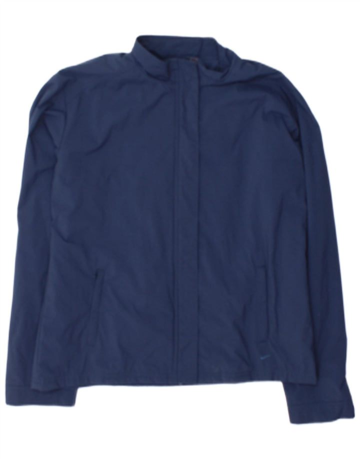 Nike - Chaqueta de chándal para mujer, talla 44/16, talla grande, nailon azul marino