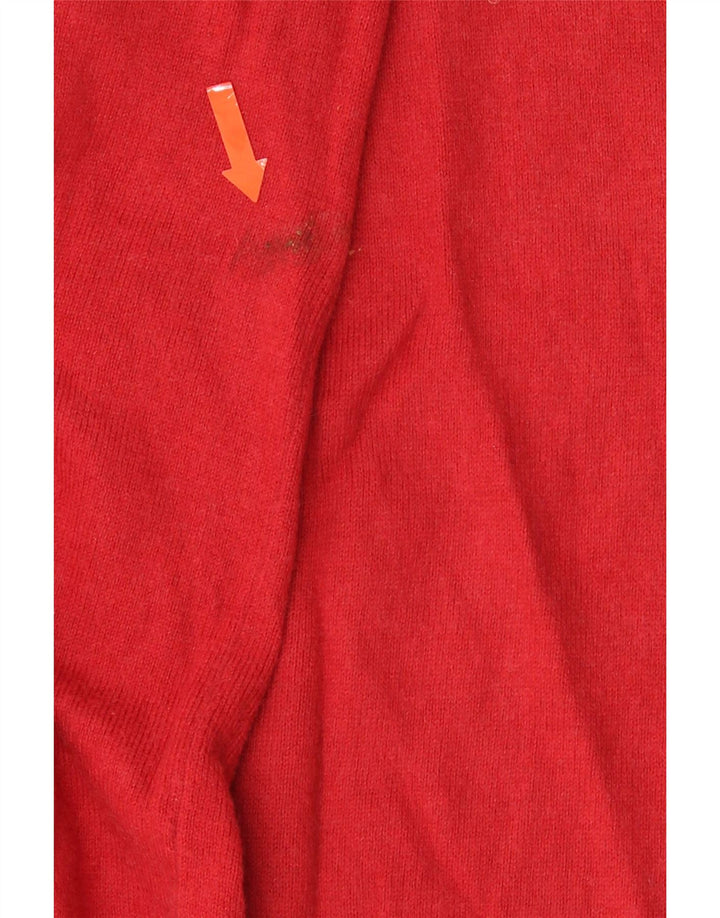 Gap - Jersey de cuello redondo para hombre, talla grande, algodón rojo