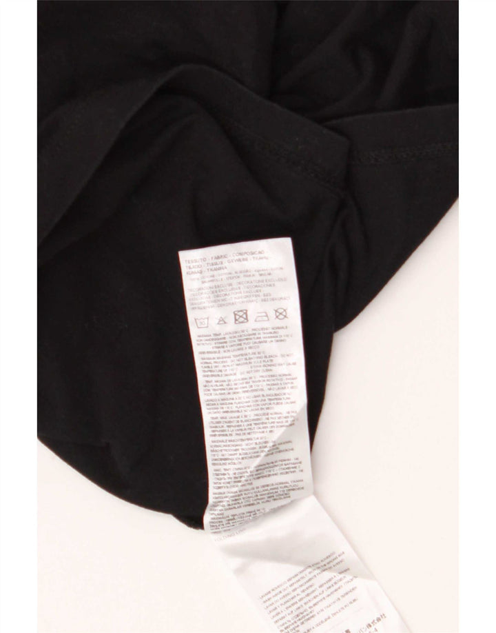 Armani Exchange Camiseta Estampada Regular para Hombre Top Pequeño Negro Geométrico