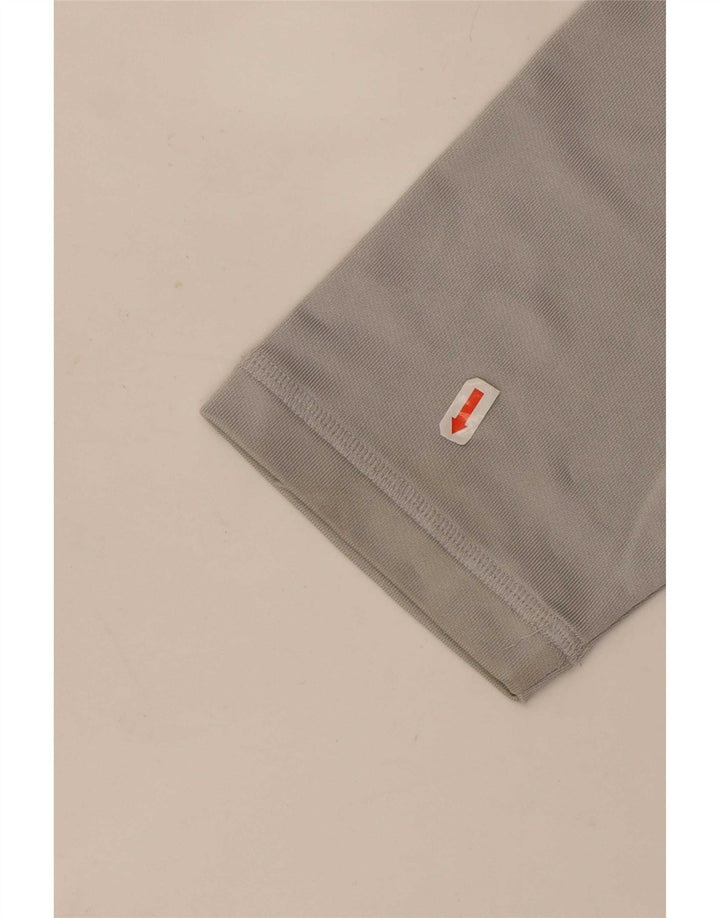 Adidas Climawarm Zip Neck Jersey Chándal Top Grande Gris Poliéster