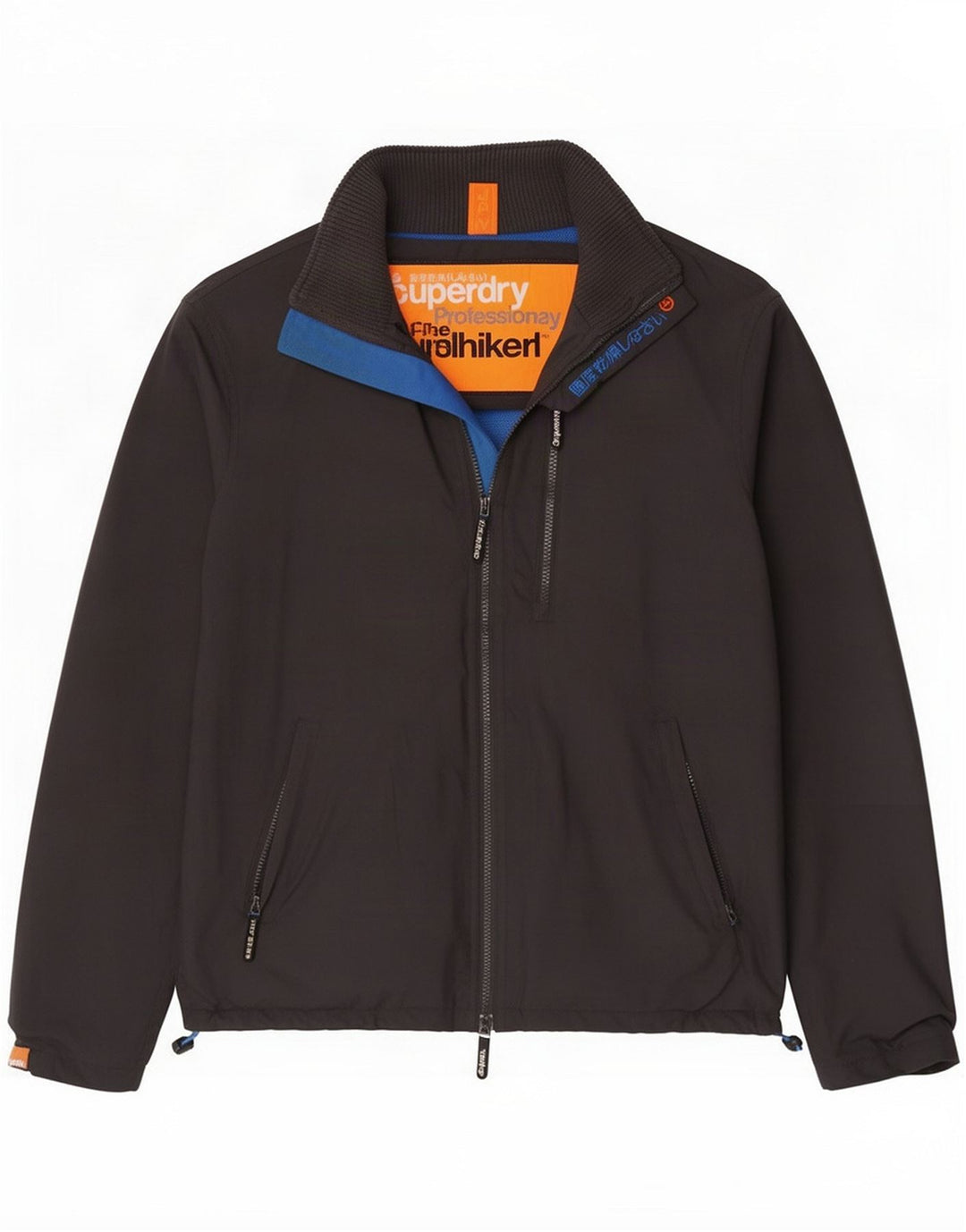 Chaqueta impermeable Superdry para hombre ES 38 Nylon gris medio