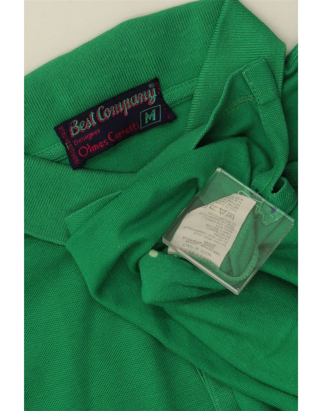 BEST COMPANY Polo para hombre de algodón verde medio
