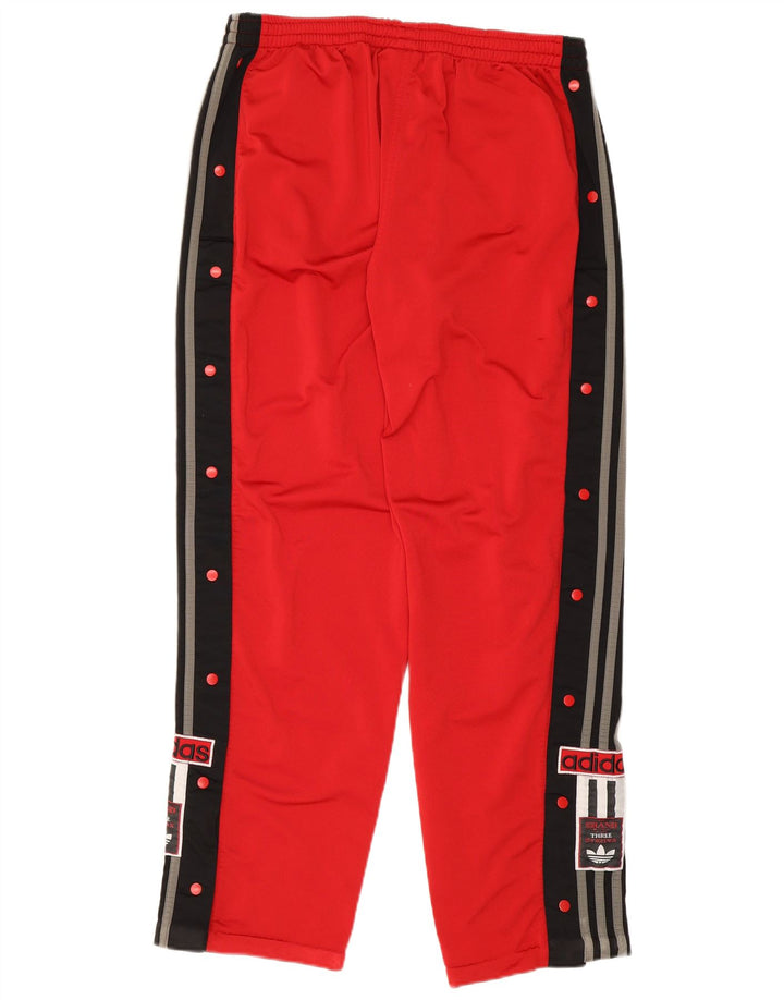 Adidas Hombre Pantalones De Chándal Gráficos Poliéster Color Block Rojo Medio