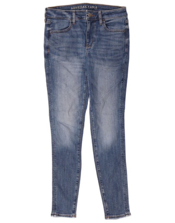 American Eagle Jeans ajustados para mujer US 6 Medium W30 L28 Algodón azul
