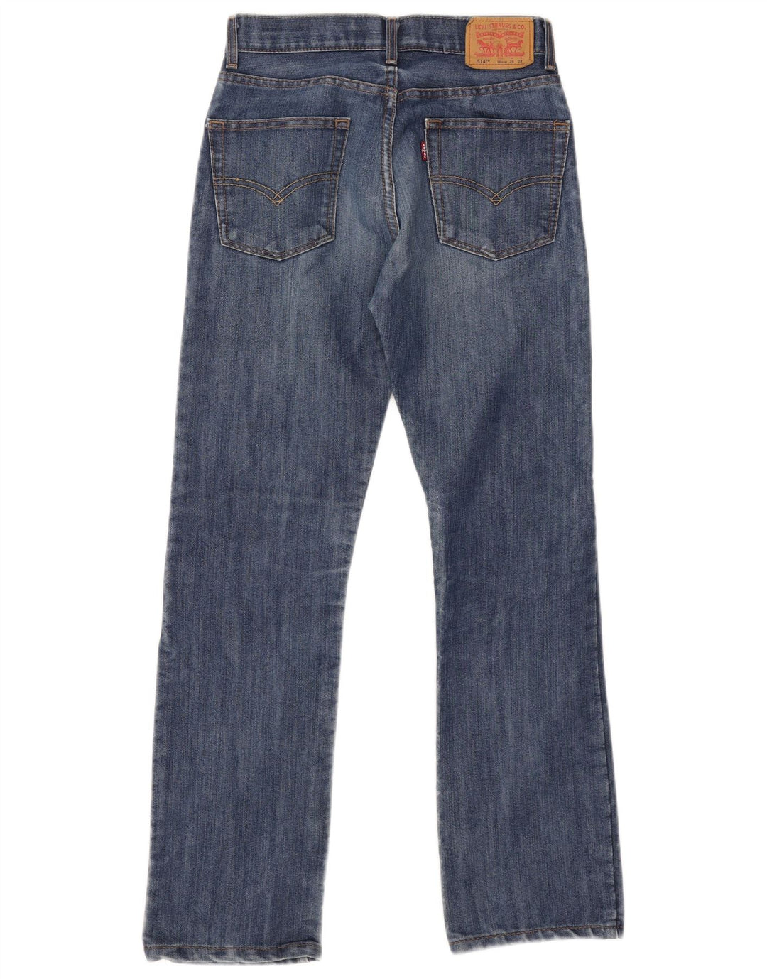 LEVI'S Jeans 514 Rectos Slim para Niñas 15-16 Años W26 L28 Azul Algodón