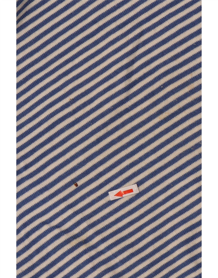 Marks & Spencer - Jersey de cuello redondo para hombre, color azul, talla XL, rayas azules