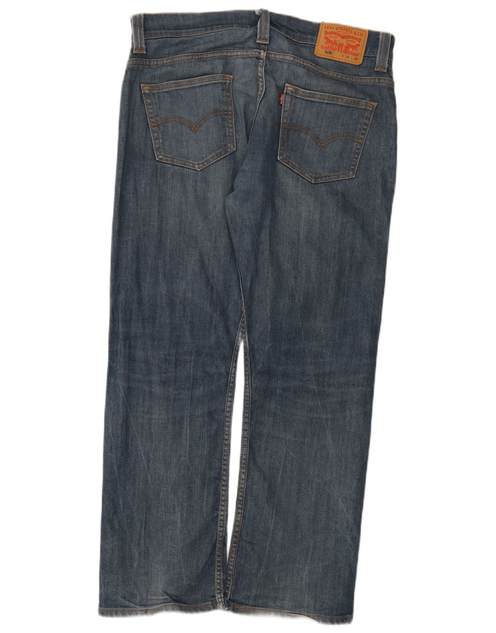 Levi's Vaqueros rectos 506 para hombre W34 L30 Algodón azul
