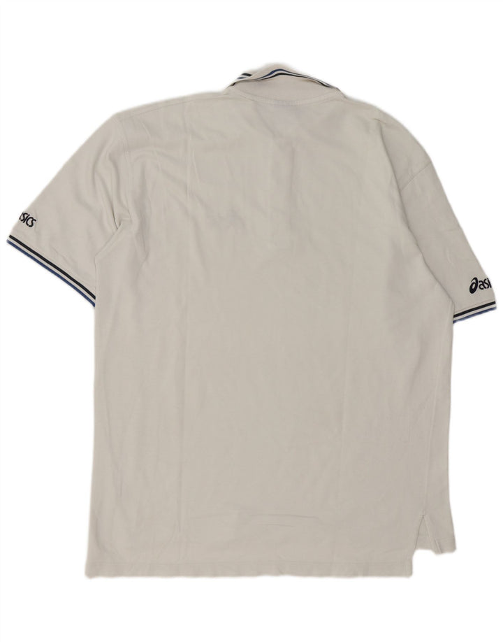 Polo Asics Hombre XL Blanco