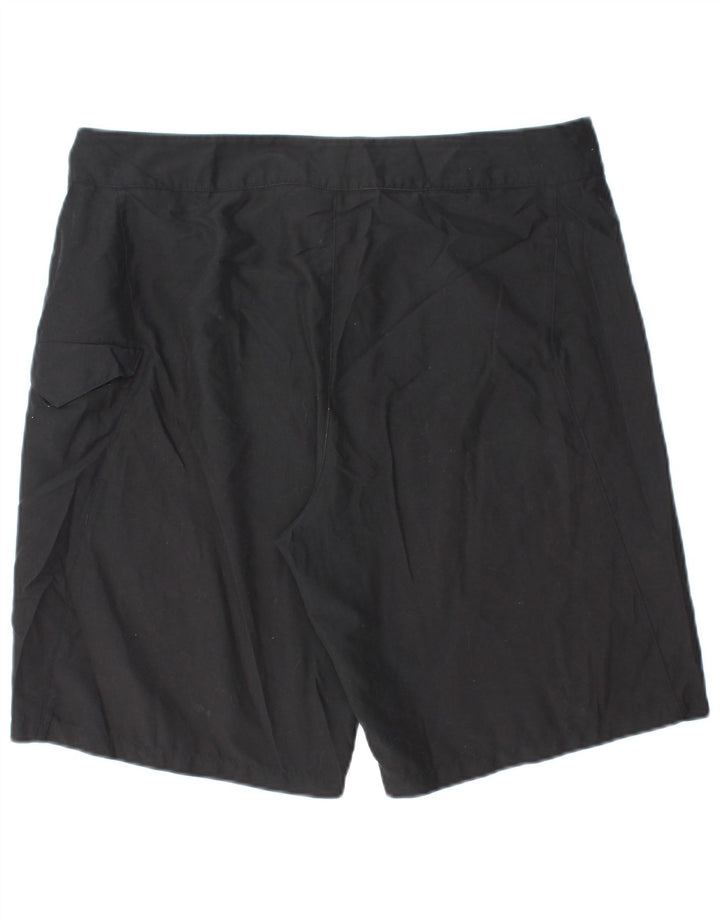UNDER ARMOUR Hombres Heat Gear Loose Fit Bañador Shorts Grande Negro