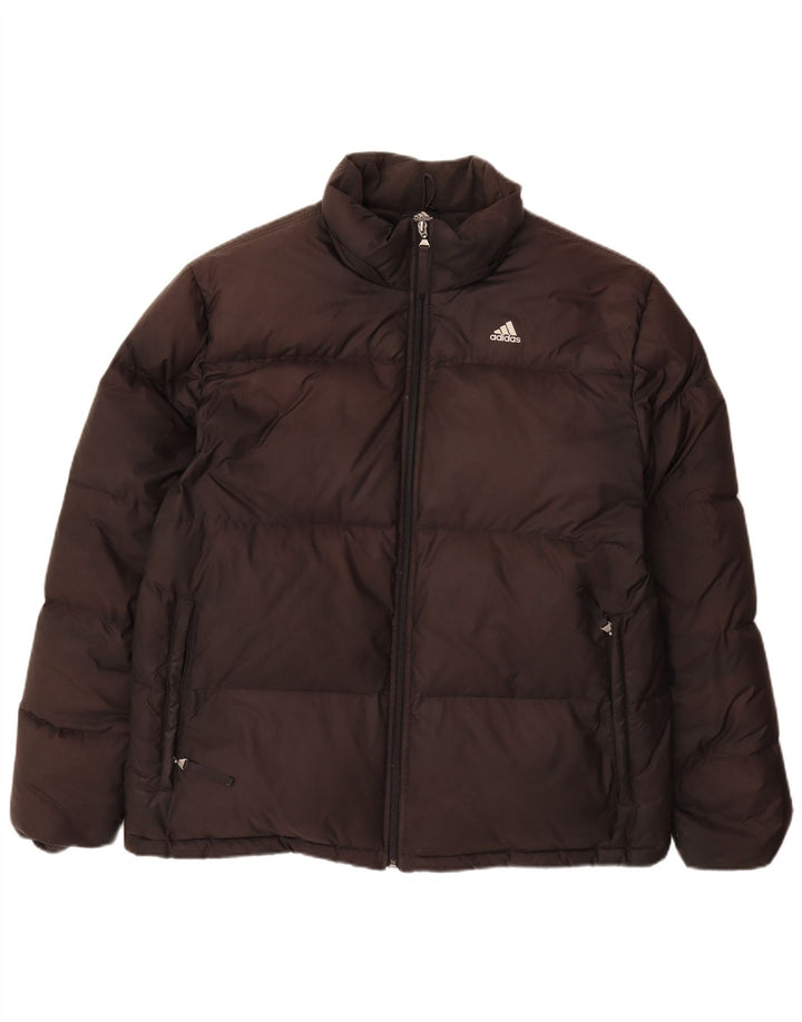 Adidas Chaqueta acolchada para hombre UK 40 Large Poliéster negro