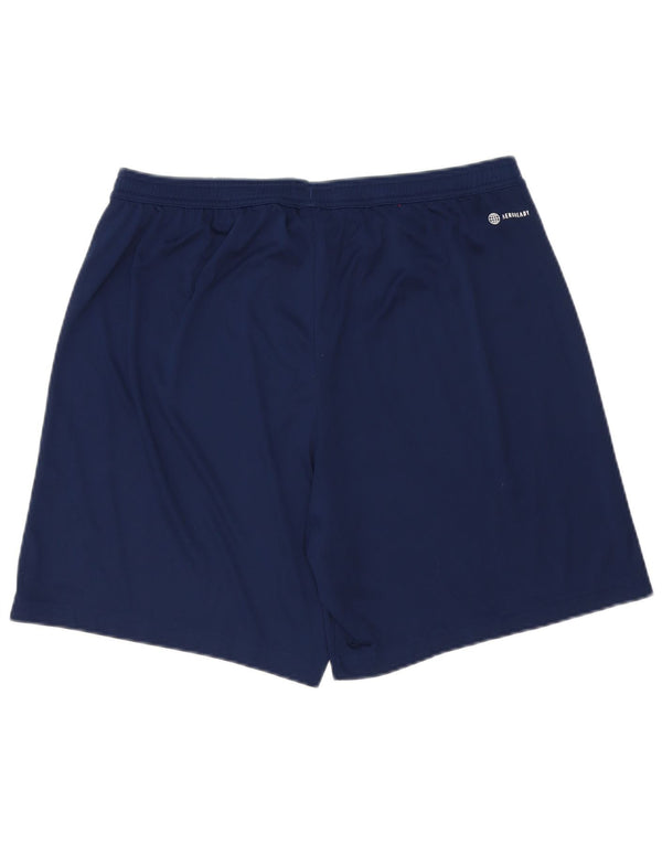 Adidas Pantalones cortos deportivos para hombre XL Azul marino Poliéster