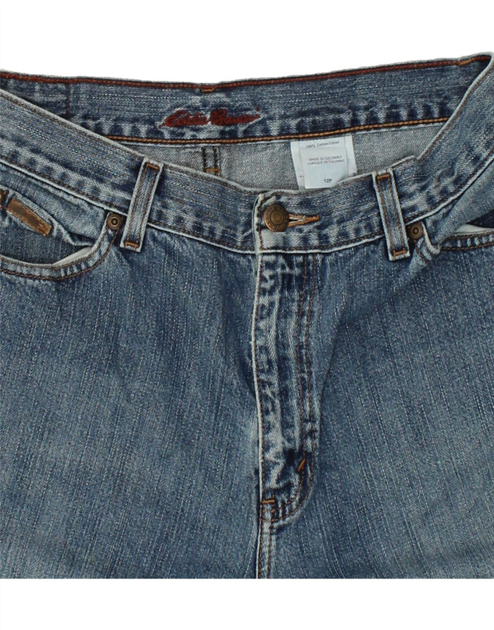 EDDIE BAUER Womens Denim Shorts US 12 Large W30  Blue Cotton Vintage Eddie Bauer and Second-Hand Eddie Bauer from Messina Hembry 