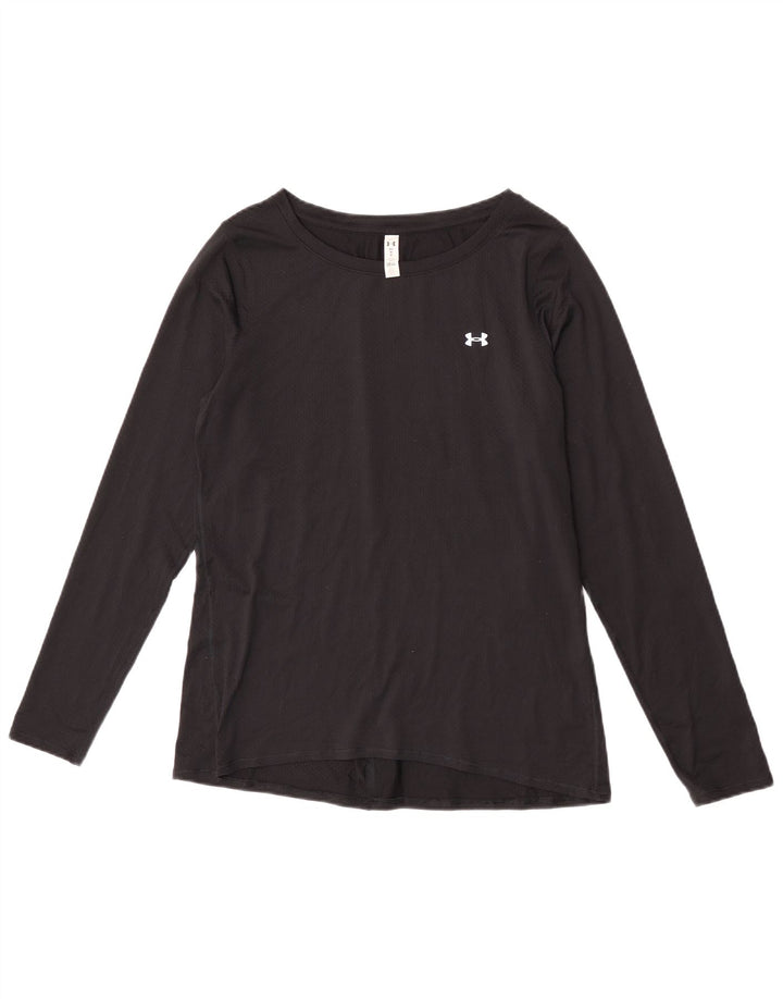 Under Armour Camiseta Heat Gear para mujer de manga larga UK 14 Medium Black