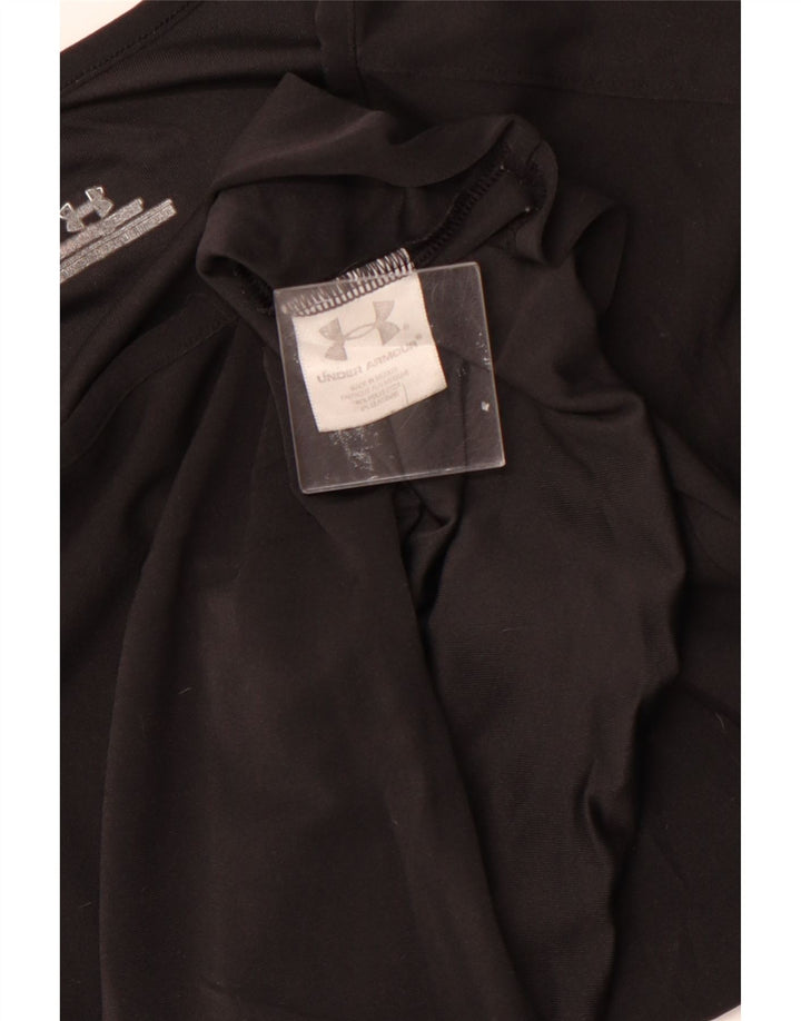 UNDER ARMOUR Camiseta de mujer de manga larga UK 44 Grande Poliéster negro