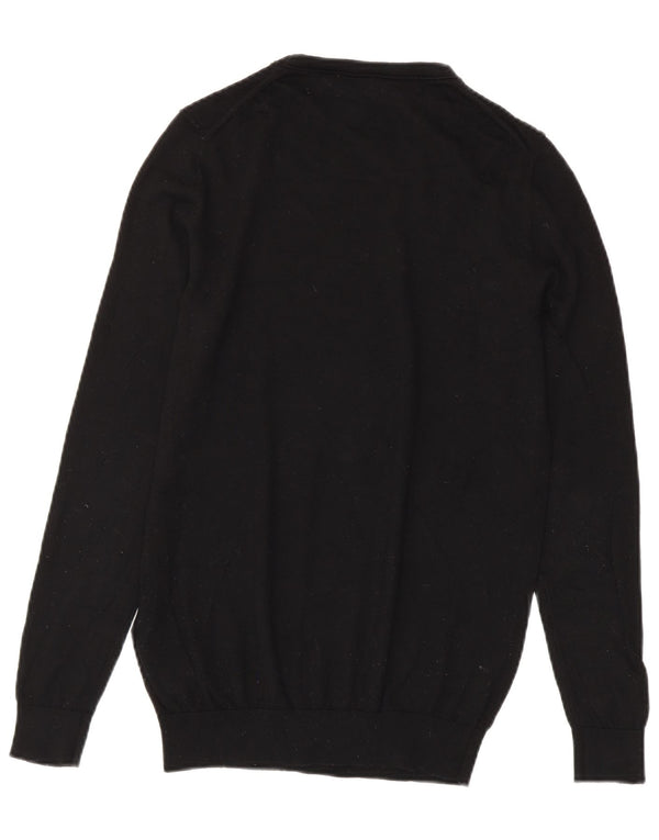 Reiss Jersey De Cuello Redondo Para Hombre XS Lana Negra