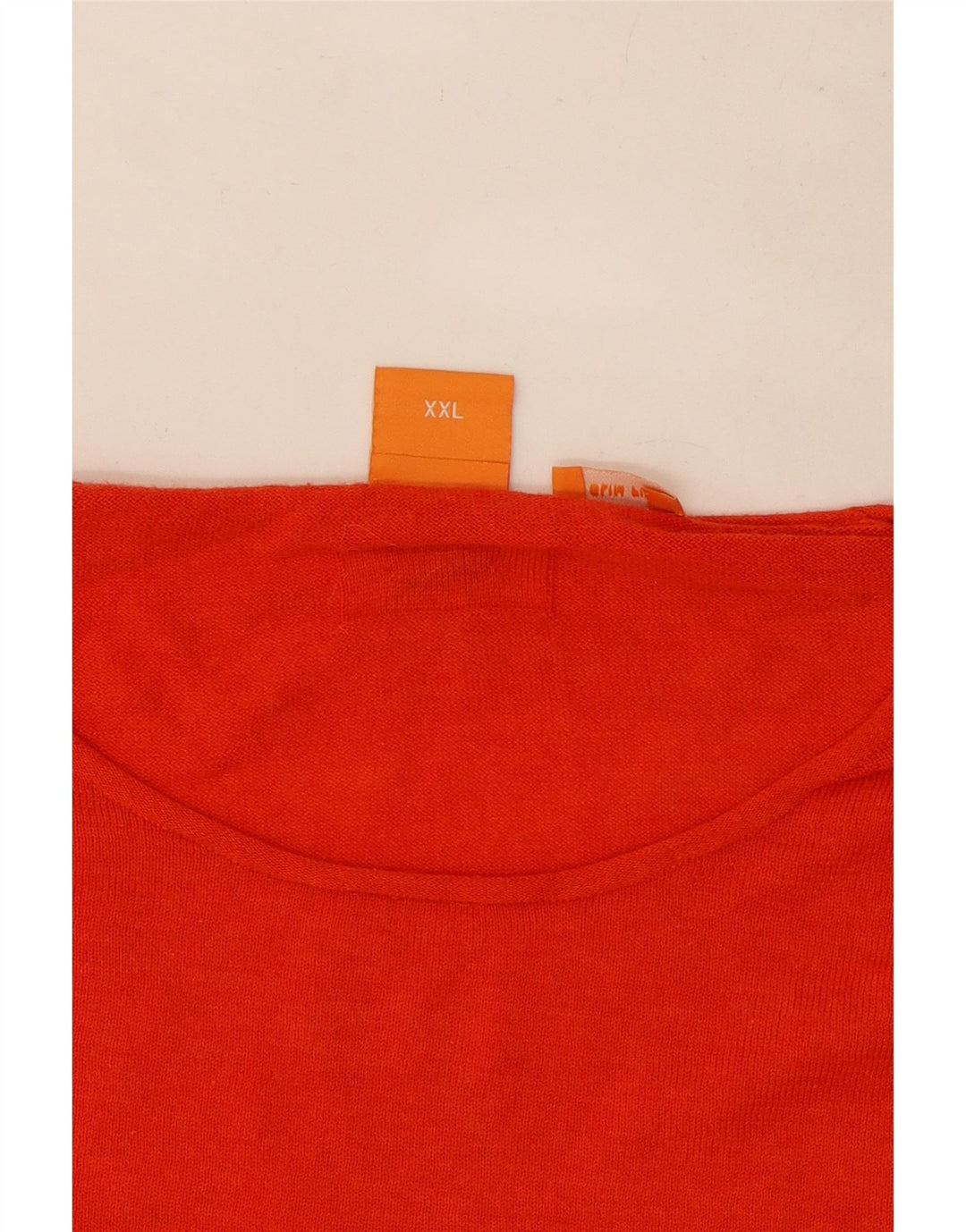 Hugo Boss - Jersey de cuello redondo para hombre, talla 2XL, color rojo
