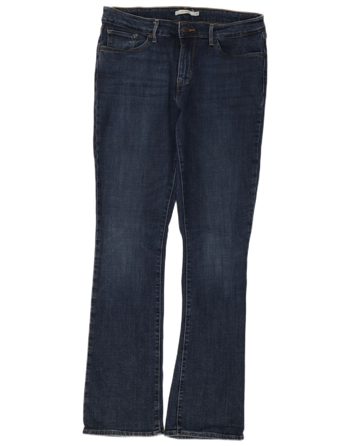 Levi's Mujer 715 Bootcut Jeans W32 L32 Algodón Azul Marino