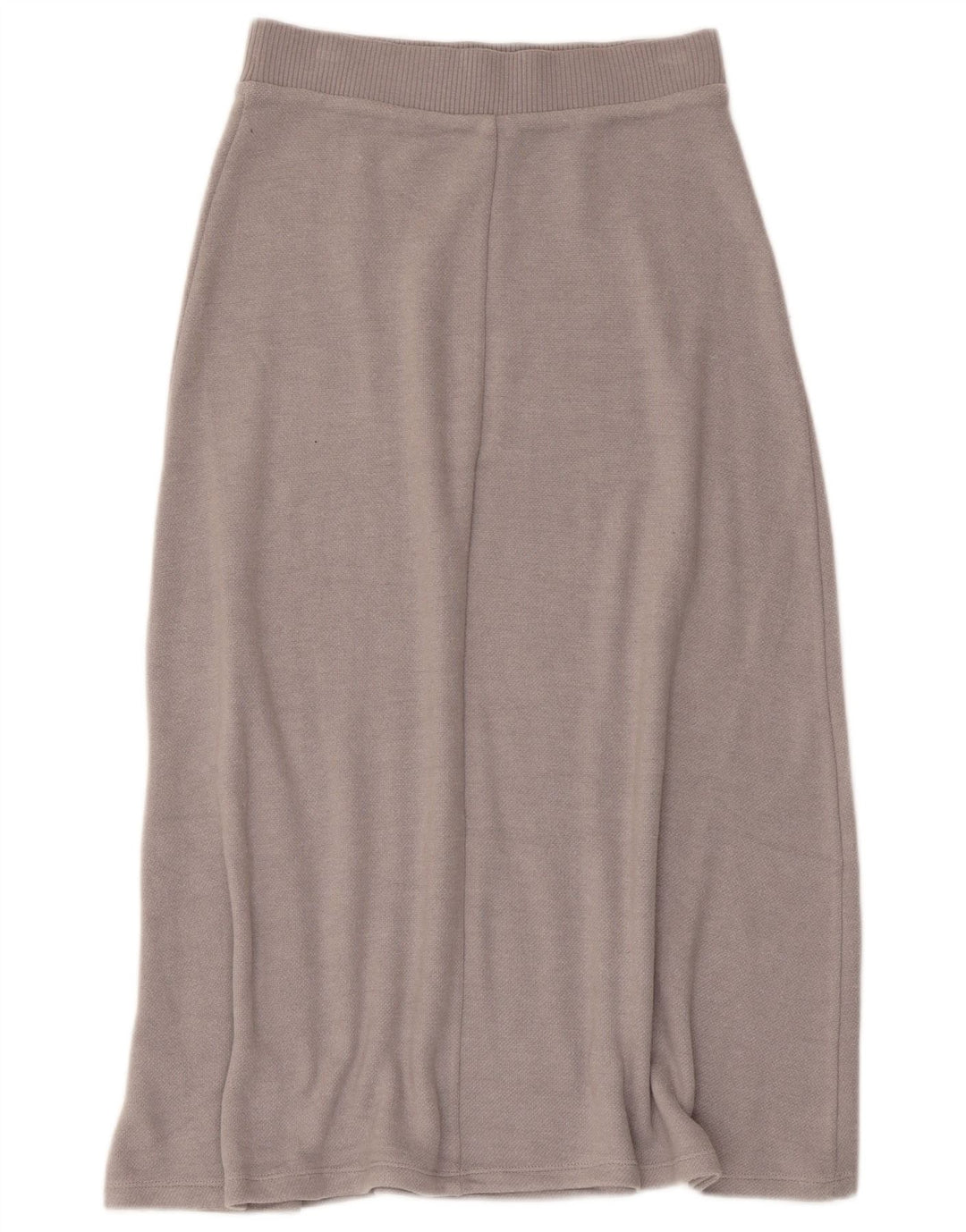 Zara Mujer Falda Acampanada De Punto Pequeña W26 Viscosa Gris