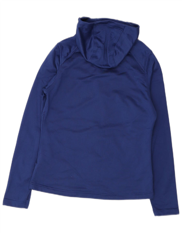 The North Face Sudadera con capucha y cremallera para mujer UK 12 Poliéster azul medio