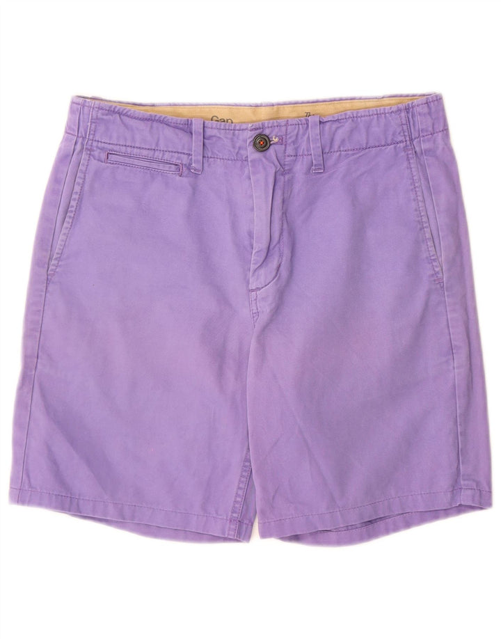 Pantalones cortos chinos Gap para hombre W29 Algodón morado medio