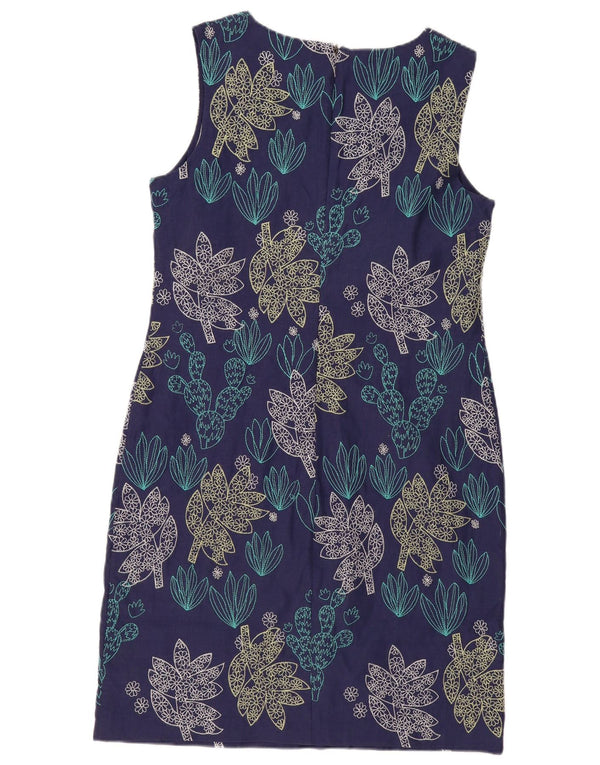 White Stuff Vestido tubo sin mangas para mujer UK 40 Mediano Azul marino Floral