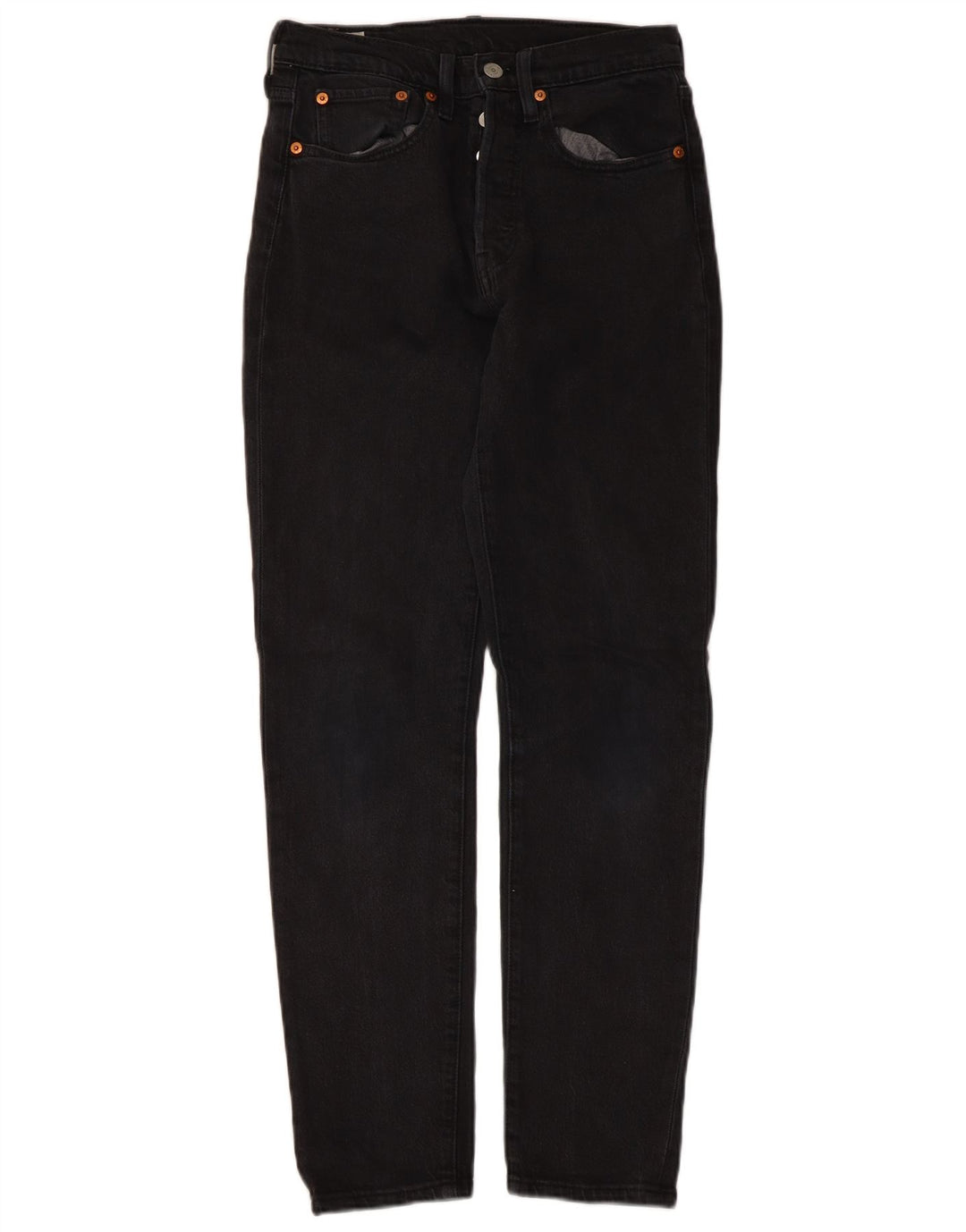 Levi's Jeans rectos 501 para hombre W26 L30 Algodón negro