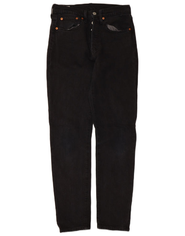 Levi's Jeans rectos 501 para hombre W26 L30 Algodón negro