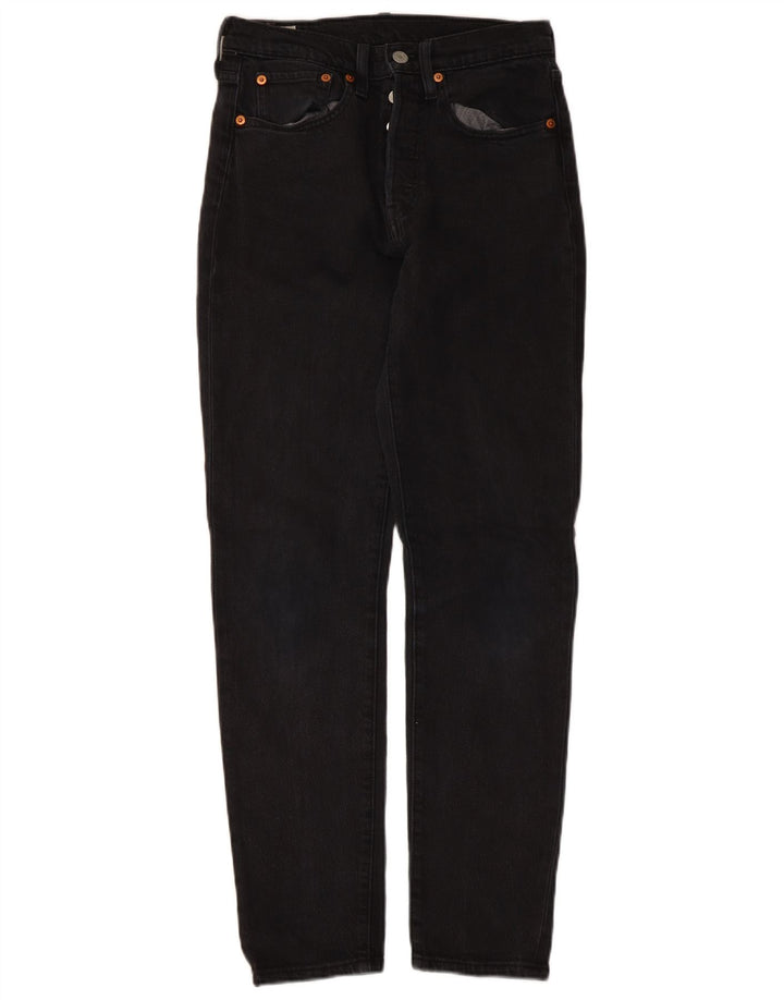 Levi's Jeans rectos 501 para hombre W26 L30 Algodón negro