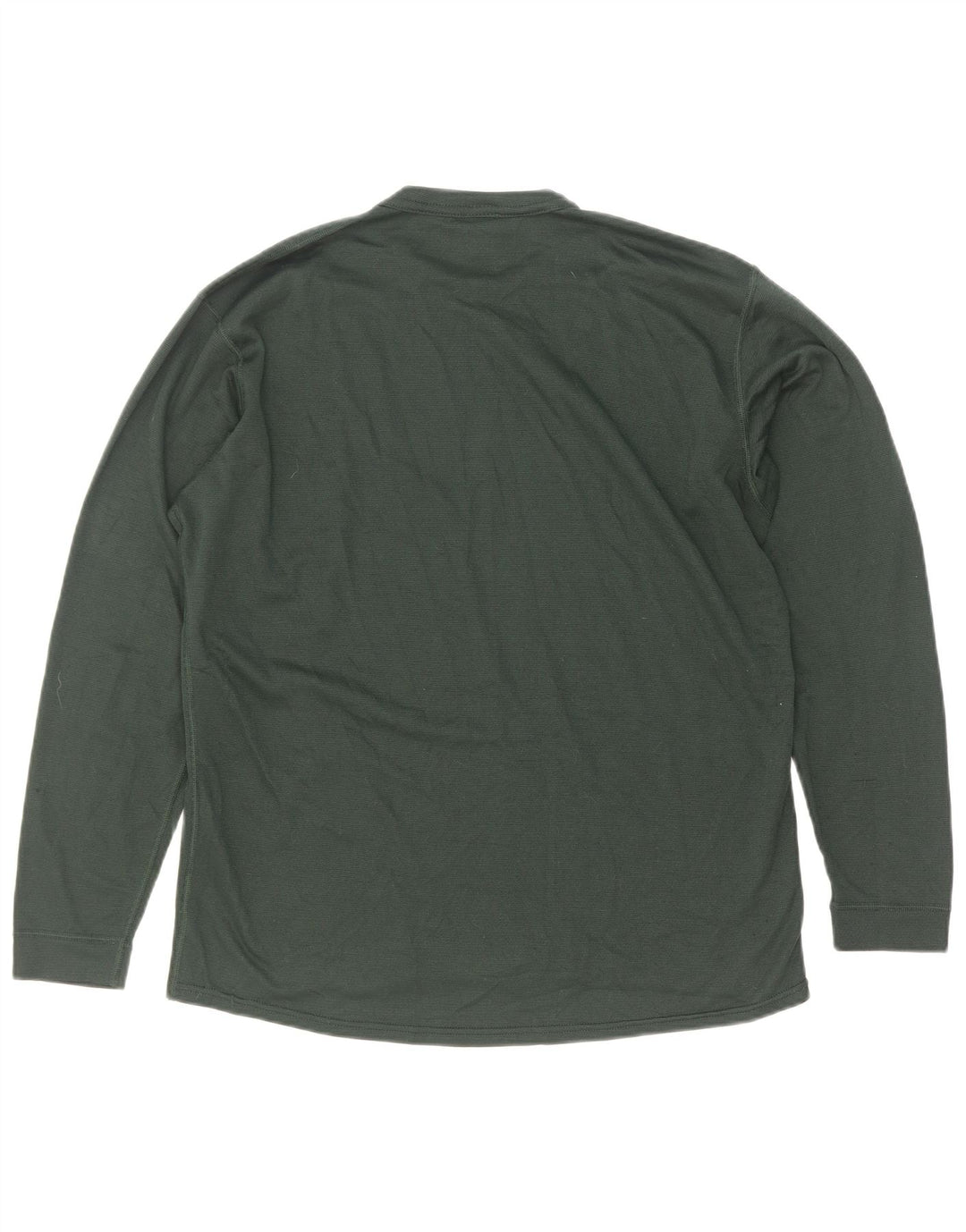 Camiseta Patagonia Hombre Manga Larga Poliéster Verde Medio