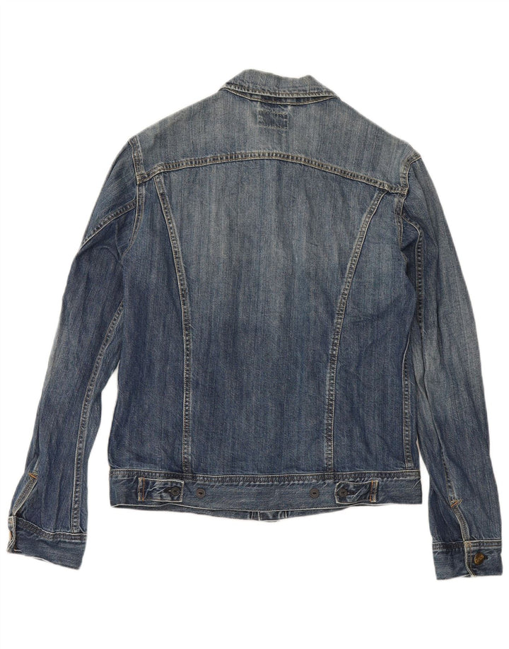 Lee Chaqueta Vaquera para Mujer UK 46 Grande Algodón Azul