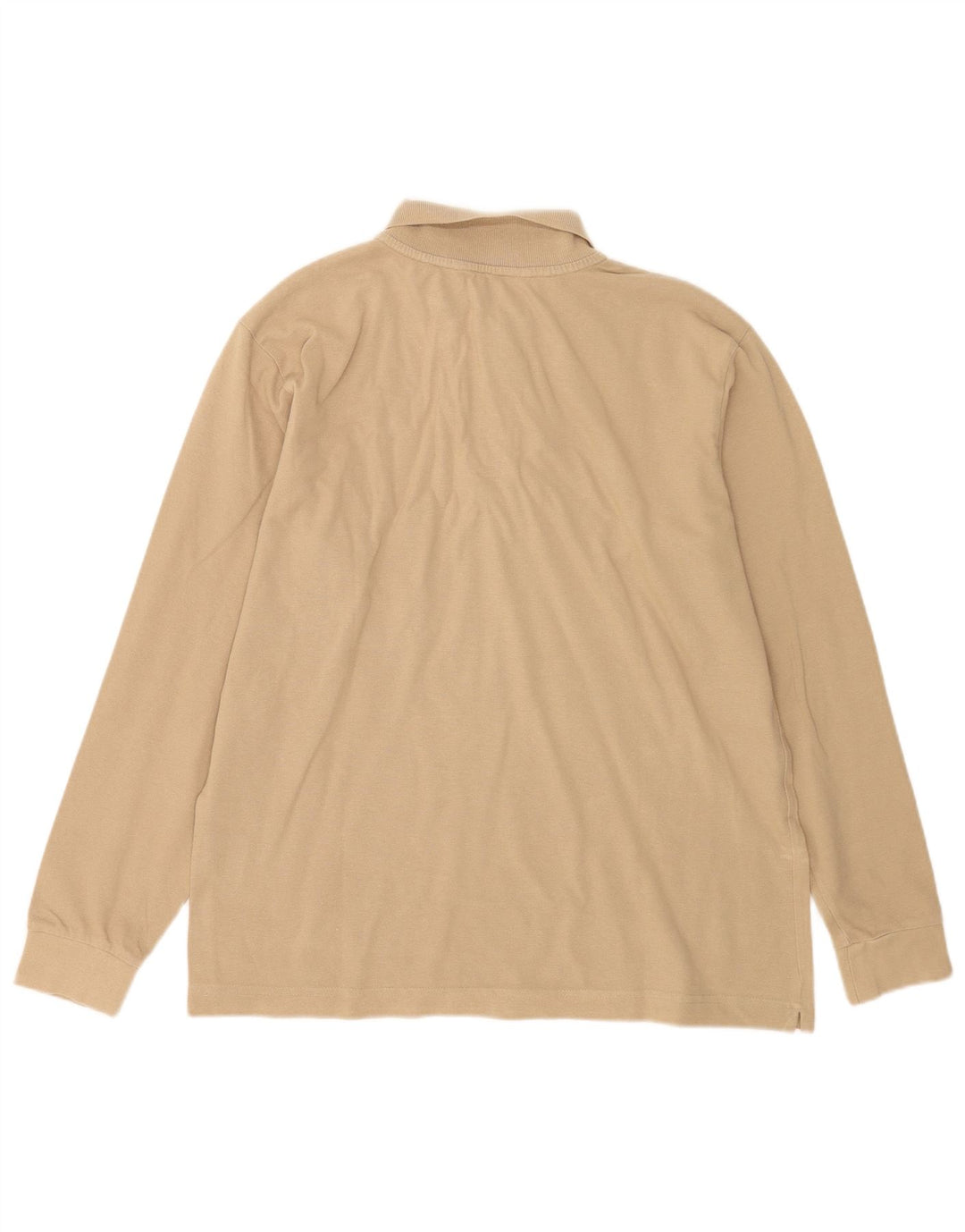 Kappa Polo De Manga Larga De Algodón Beige Medio Hombre