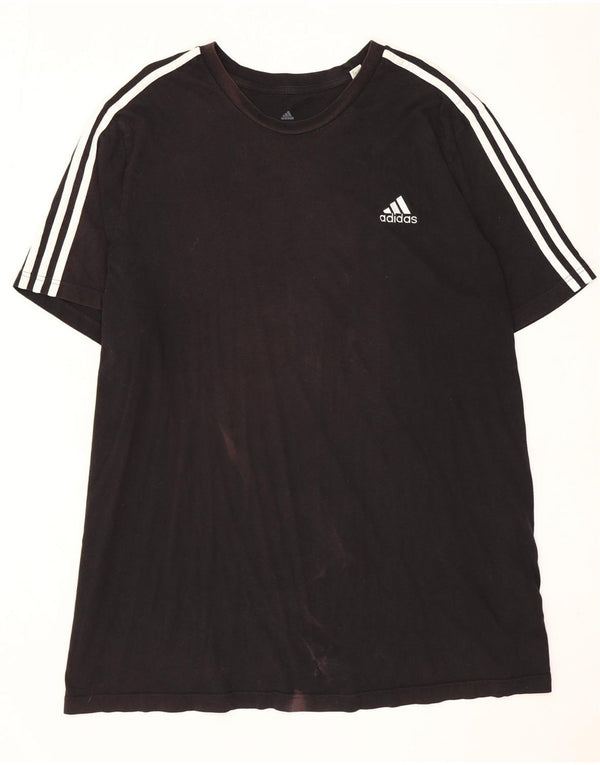Adidas Camiseta Hombre Top 3XL Algodón Negro