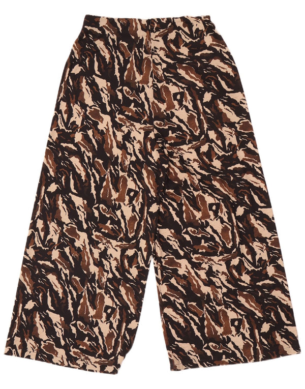 Zara Mujer Capri Chándal Pantalones UK 8 Small Multicolor Camuflaje