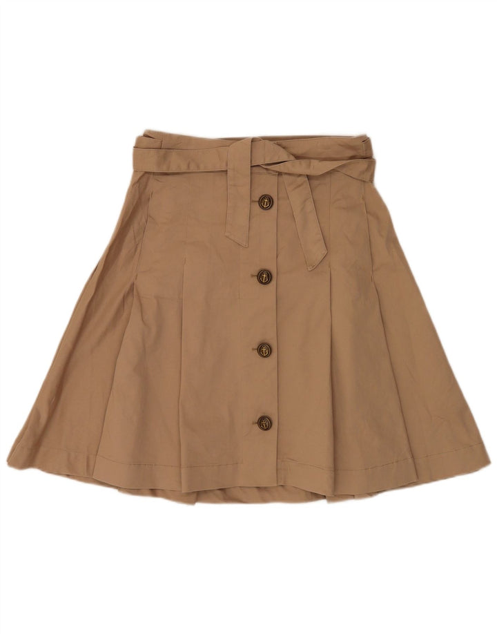 Falda acampanada para mujer GF Ferre IT 44 Medium W30 Algodón beige