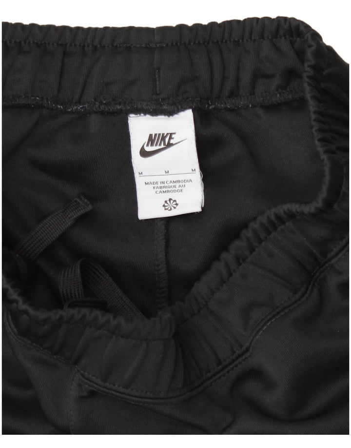 Nike Mujer Graphic Chándal Pantalones Joggers UK 44 Mediano Negro Poliéster
