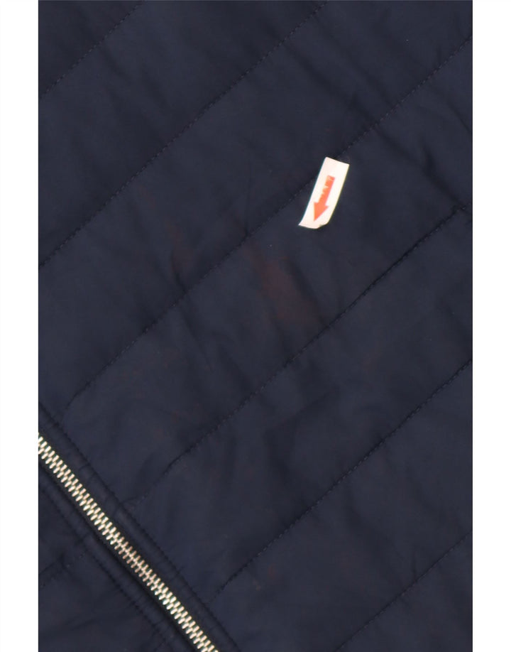 Marks & Spencer Chaqueta acolchada para hombre UK 42 XL Poliéster azul marino