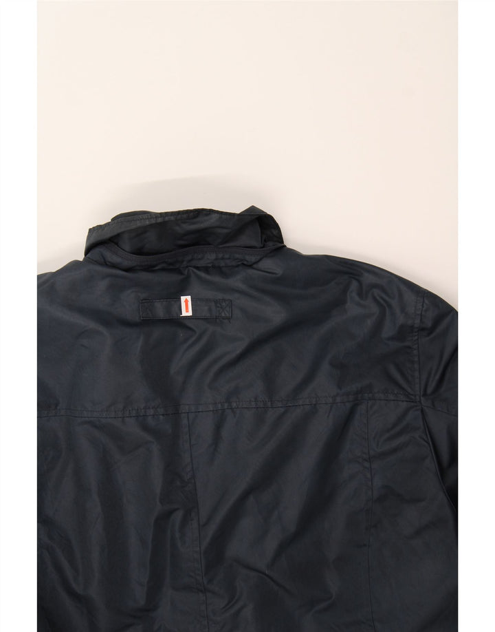 CHAMPION Mens Windbreaker Jacket UK 40 Large Navy Blue Polyamide Vintage Champion and Second-Hand Champion from Messina Hembry 