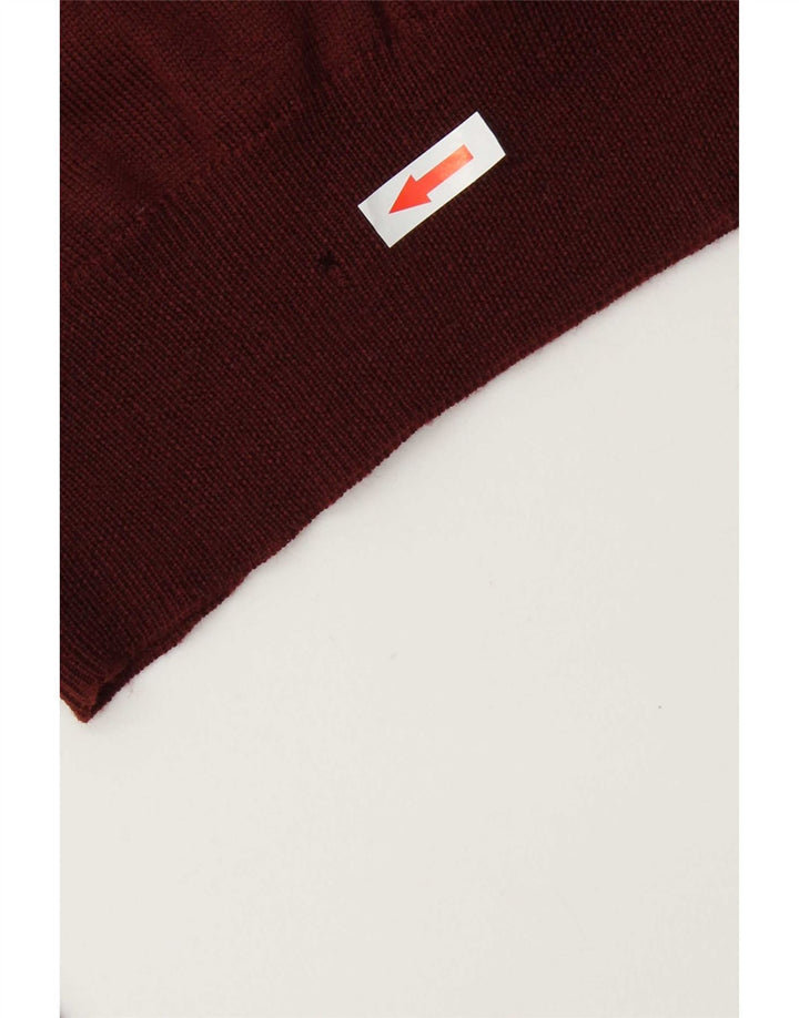 Boggi Jersey con Cuello en V para Hombre Large Borgoña