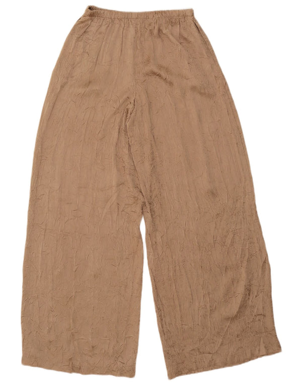 Zara Mujer Pantalón Cullotes XS W24 L31 Beige Poliéster