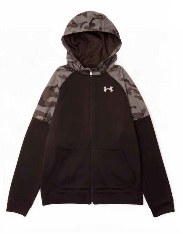 Under Armour Sudadera con capucha y cremallera para niños 13-14 años XL Camuflaje negro
