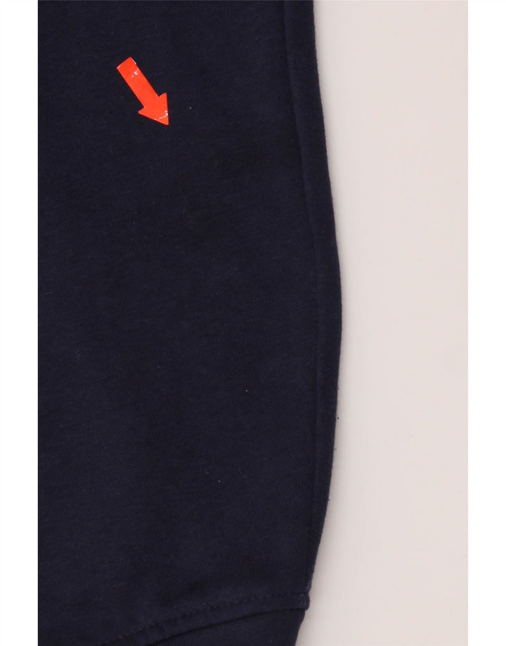 Kappa Hombre Chándal Top Chaqueta 2XL Azul Marino Algodón