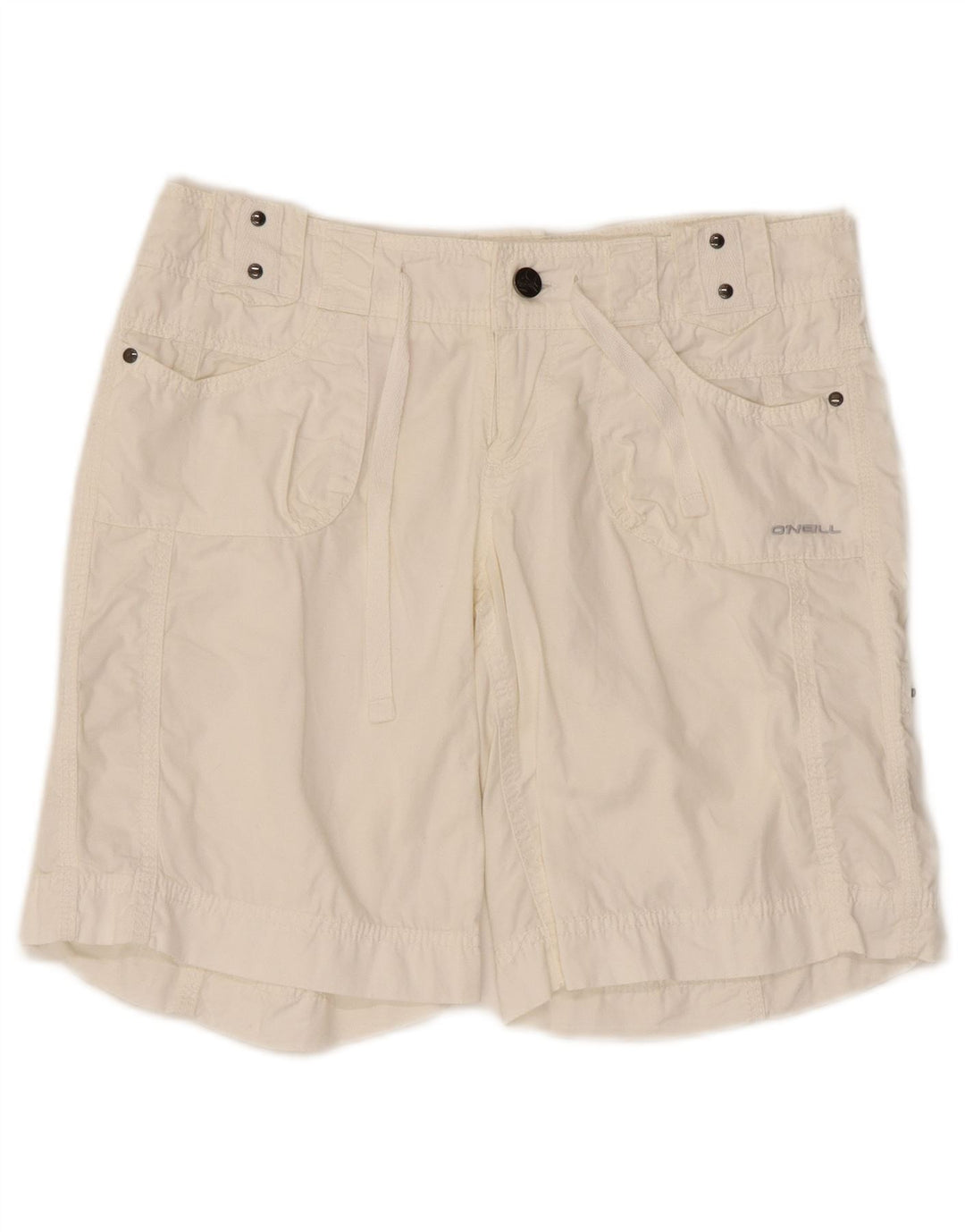 O'Neill Pantalones Cortos Casuales para Mujer W26 Small White Cotton