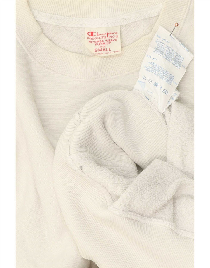 Champion Sudadera De Tejido Inverso Para Hombre Jersey Pequeño De Algodón Blanco